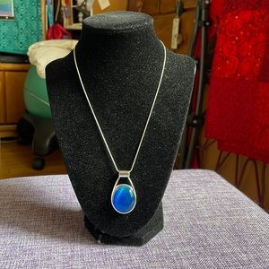 Blue Pendant Necklace